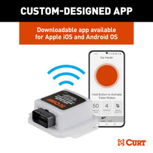 Load image into Gallery viewer, CURT 51200 Echo In-Line Trailer Brake Controller, Bluetooth® Smartphone Connection