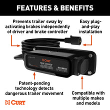 Load image into Gallery viewer, CURT 51202 True Course Advanced Bluetooth® Trailer Sway Control System