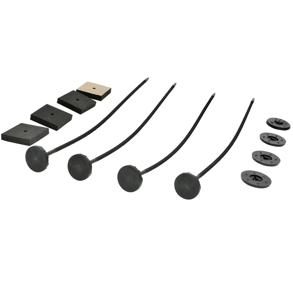 512In-Wide-Universal-Radiator-Fan-Shroud-W-Mounting-Hardware-20In-Dia-Steel-Black