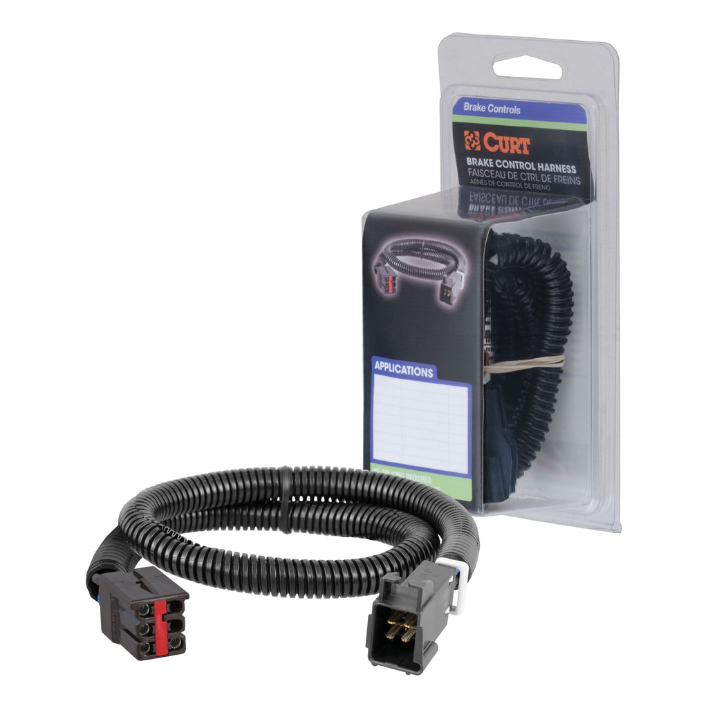 CURT 51323 Brake Controller Harness, Select Ford, Land Rover, Lincoln, Mercury (Packaged)