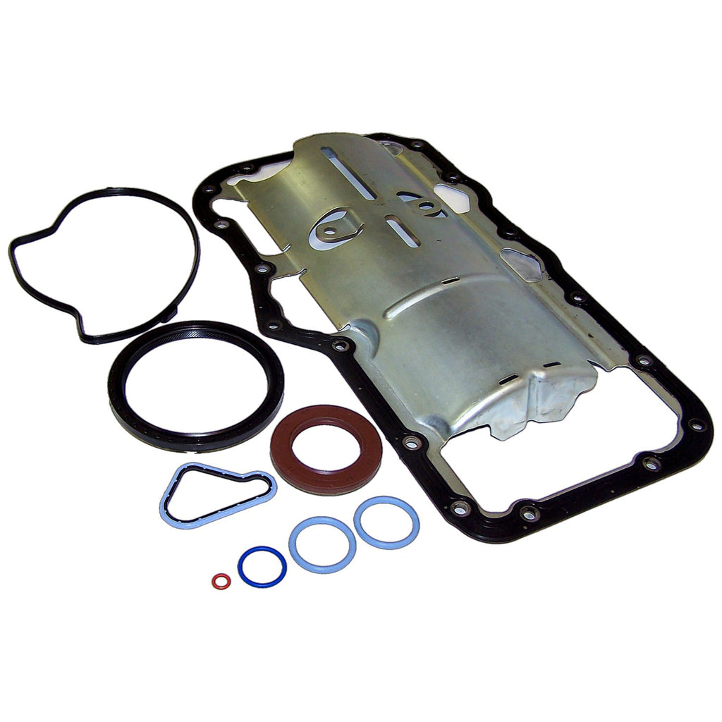Crown Automotive Jeep Replacement 5135793AA Lower Engine Gasket Set for Jeep Liberty, 05-10 Gr. Cherokee & Commander w/ 3.7L for Select Dodge Dakota, Dodge Durango, Dodge Nitro, Dodge Ram 1500, Dodge Ram 2500, Dodge Ram 3500, Jeep Commander, Jeep Grand