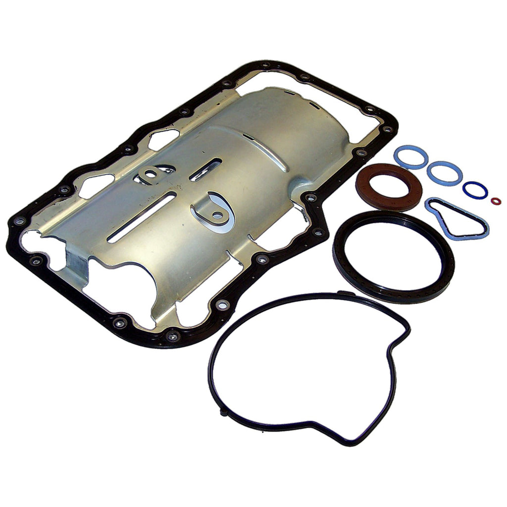 Crown Automotive Jeep Replacement 5135793AA Lower Engine Gasket Set for Jeep Liberty, 05-10 Gr. Cherokee & Commander w/ 3.7L for Select Dodge Dakota, Dodge Durango, Dodge Nitro, Dodge Ram 1500, Dodge Ram 2500, Dodge Ram 3500, Jeep Commander, Jeep Grand