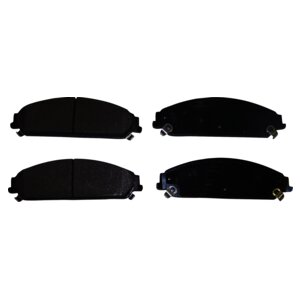 Crown Automotive Jeep Replacement 5142559AA Front Brake Pad Set for Select 05-10 Dodge and Chrysler w/ Dual Piston Calipers