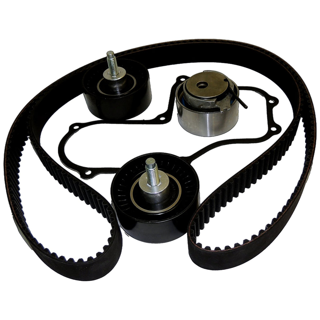 Crown Automotive Jeep Replacement 5142579K Engine Timing Belt Kit for 2003-2005 KJ Liberty w/ 2.5L or 2.8L Diesel Engines for Select Chrysler Grand Voyager, Chrysler Town & Country, Chrysler Voyager, Dodge Caravan, Dodge Grand Caravan, Jeep Liberty