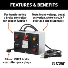 Load image into Gallery viewer, CURT 51521 Trailer Brake Controller Tester