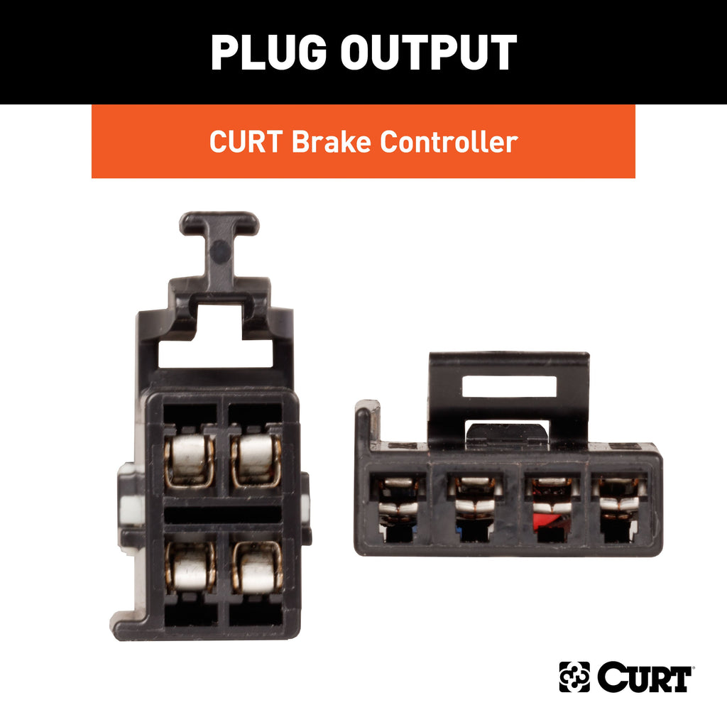 CURT 51532 Competitor-Brake-Controller-to-CURT-Harness Adapter