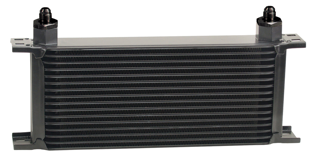 Derale 51606 16 Row Series 10000 Stack Plate Oil Fluid Cooler, -6AN