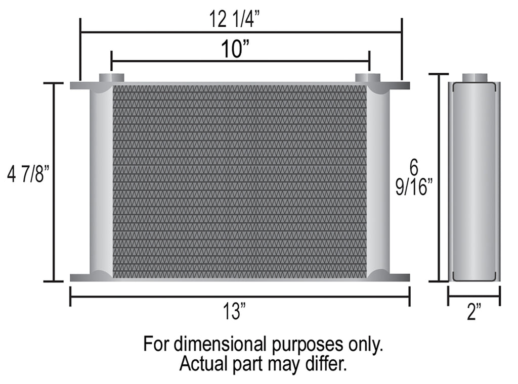 Derale 51608 16 Row Series 10000 Stack Plate Oil Fluid Cooler, -8AN for Select AM General Hummer, American Motors Rebel, Audi A4, Audi A4 Quattro, BMW X3, BMW X5, BMW Z4, Buick Century, Buick Commercial Chassis, Buick Electra, Buick Estate Wagon, Buick