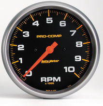 Load image into Gallery viewer, AutoMeter 5160 GAUGE, TACHOMETER, 5", 10K RPM, IN-DASH, PRO-COMP