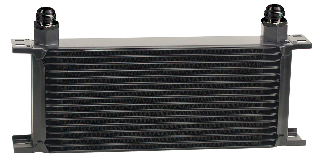 Derale 51610 16 Row Series 10000 Stack Plate Oil Fluid Cooler, -10AN
