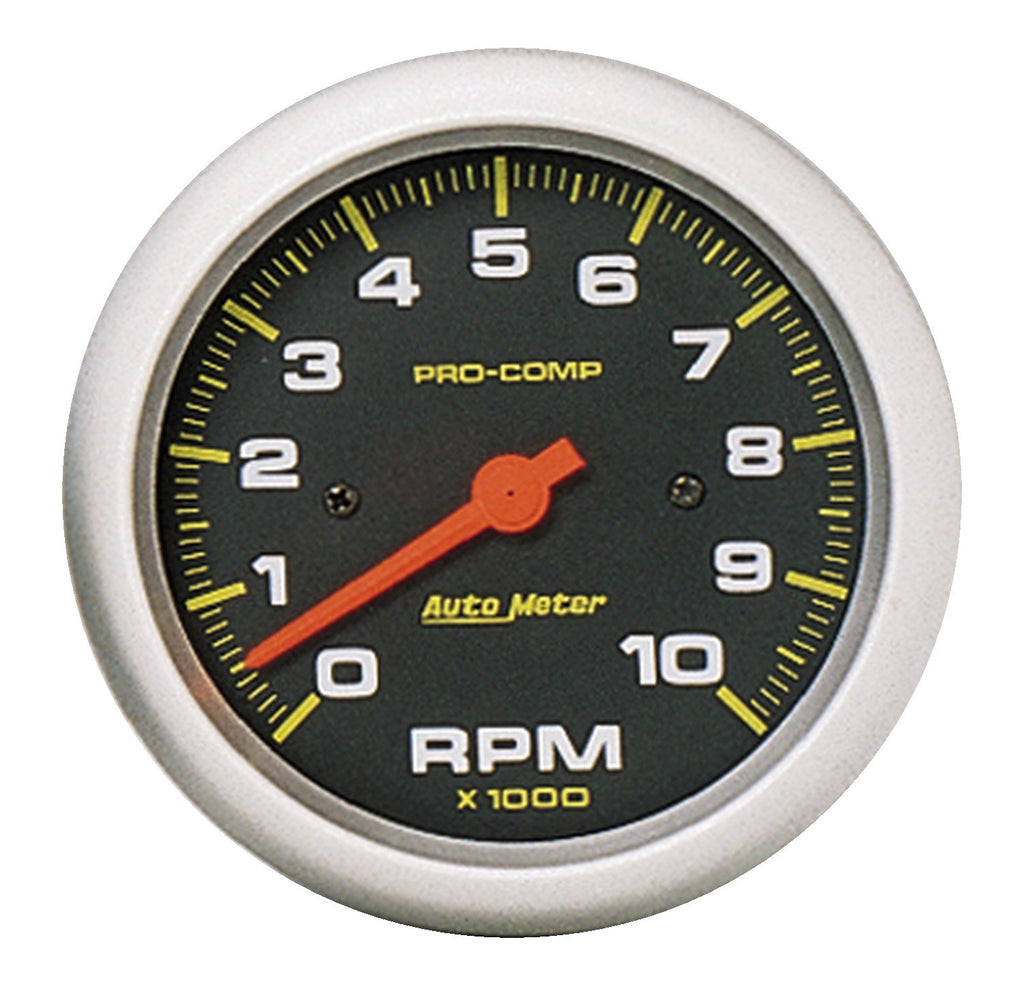 AutoMeter 5161 GAUGE, TACHOMETER, 3 3/8", 10K RPM, IN-DASH, PRO-COMP