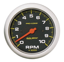 Load image into Gallery viewer, AutoMeter 5161 GAUGE, TACHOMETER, 3 3/8", 10K RPM, IN-DASH, PRO-COMP