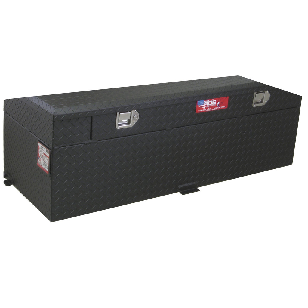 RDS 72745PC Gallon Auxiliary Fuel Tank & Toolbox Combo Black Aluminum 55X30X19.5 Model