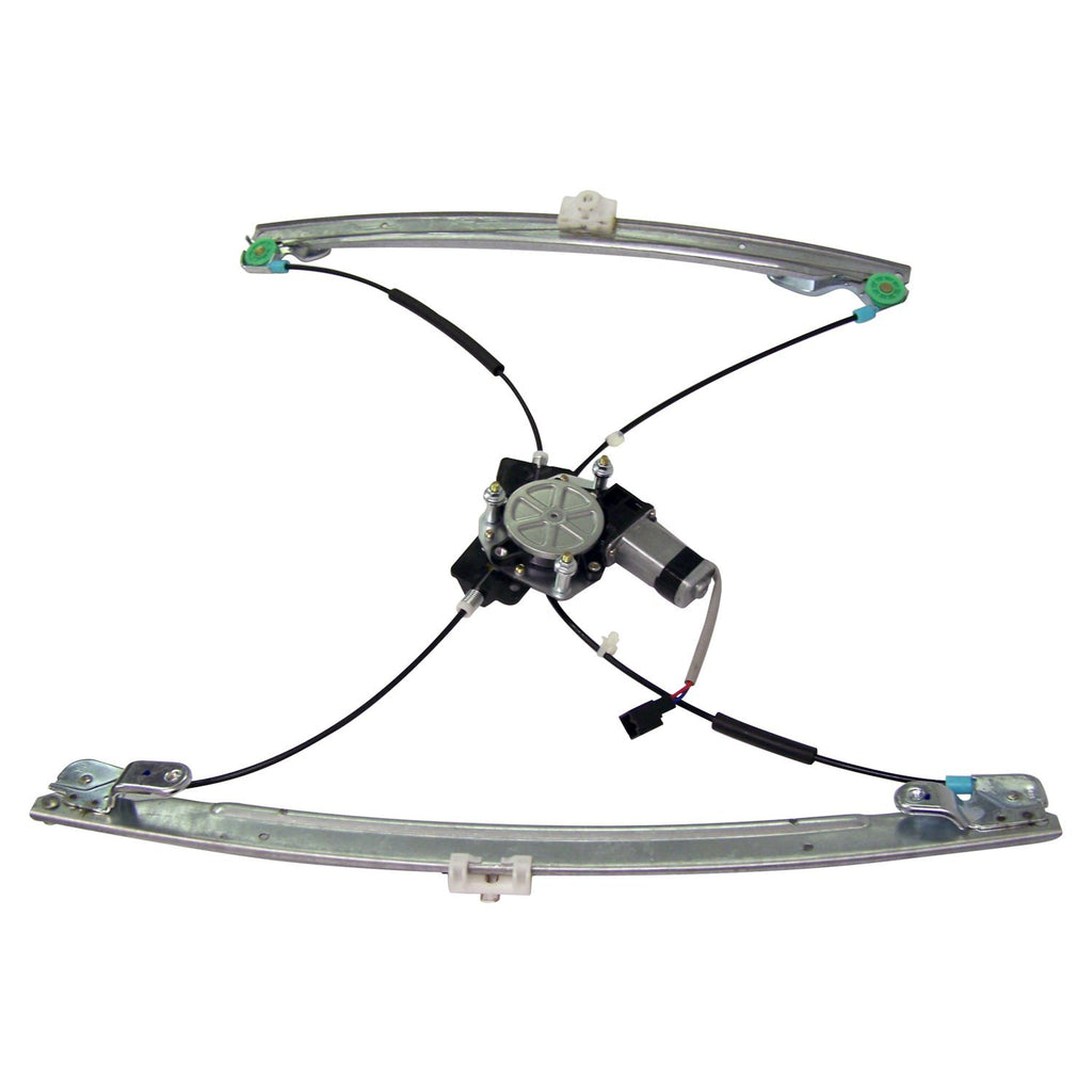 Crown Automotive Jeep Replacement 5170941AA Left Front Window Regulator for 01-06 Dodge & Chrysler Minivans w/ Power Windows for Select Chrysler Grand Voyager, Chrysler Town & Country, Chrysler Voyager, Dodge Caravan, Dodge Grand Caravan