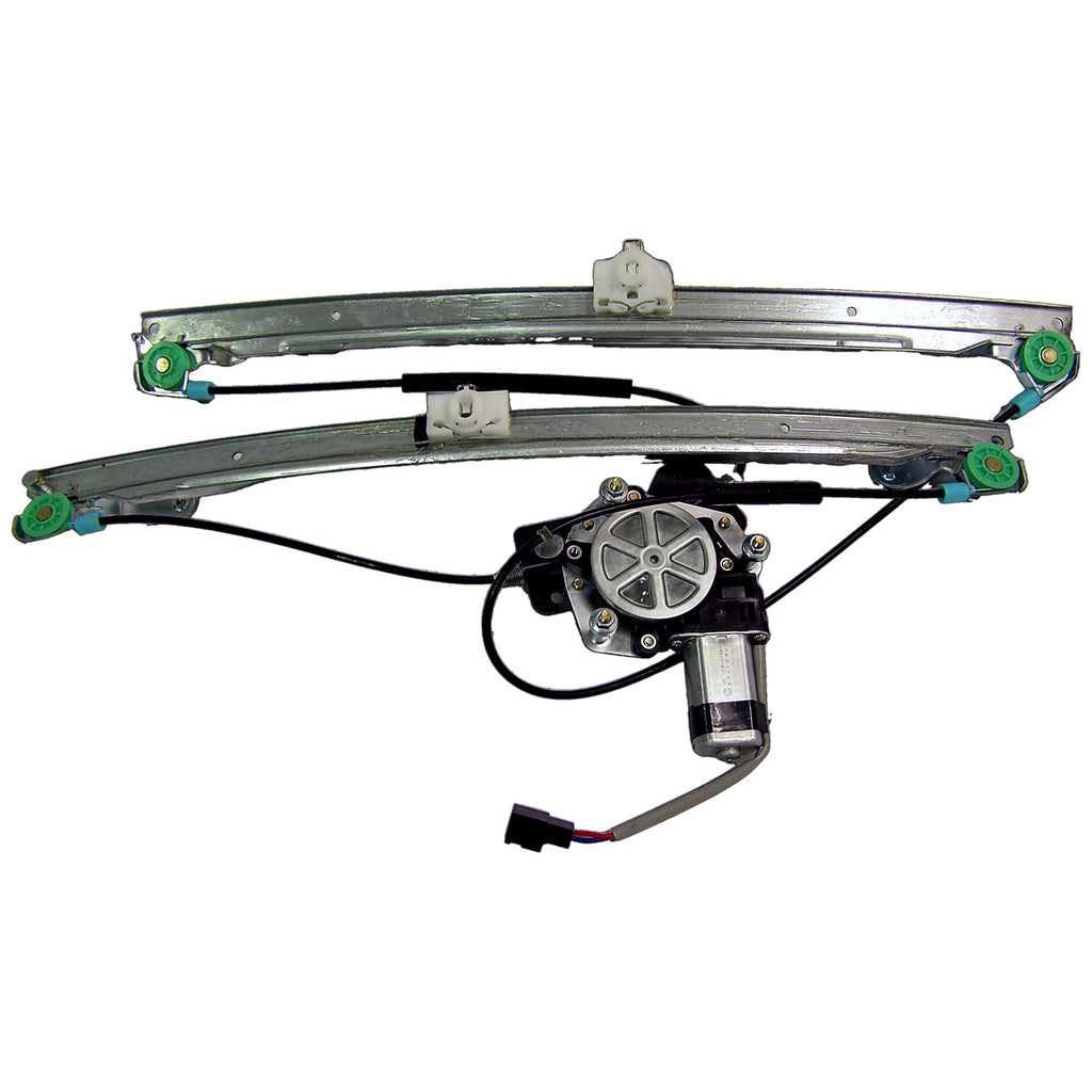 Crown Automotive Jeep Replacement 5170941AA Left Front Window Regulator for 01-06 Dodge & Chrysler Minivans w/ Power Windows for Select Chrysler Grand Voyager, Chrysler Town & Country, Chrysler Voyager, Dodge Caravan, Dodge Grand Caravan