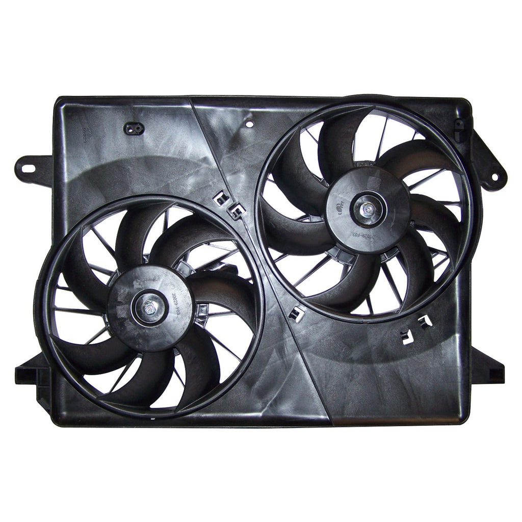 Crown Automotive Jeep Replacement 5174358AA Cooling Fan Assembly for Select Dodge & Chrysler Vehicles w/ V6 or Hemi  Engine