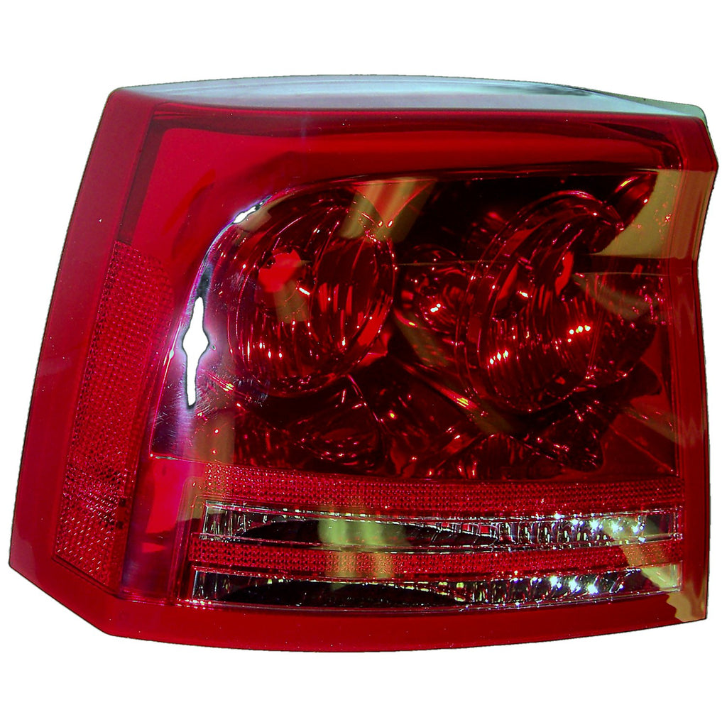 Crown Automotive Jeep Replacement 5174407AA Left Tail Light for 2006-2008 Dodge LX Charger, Does Not Include Bulbs for Select Dodge Charger