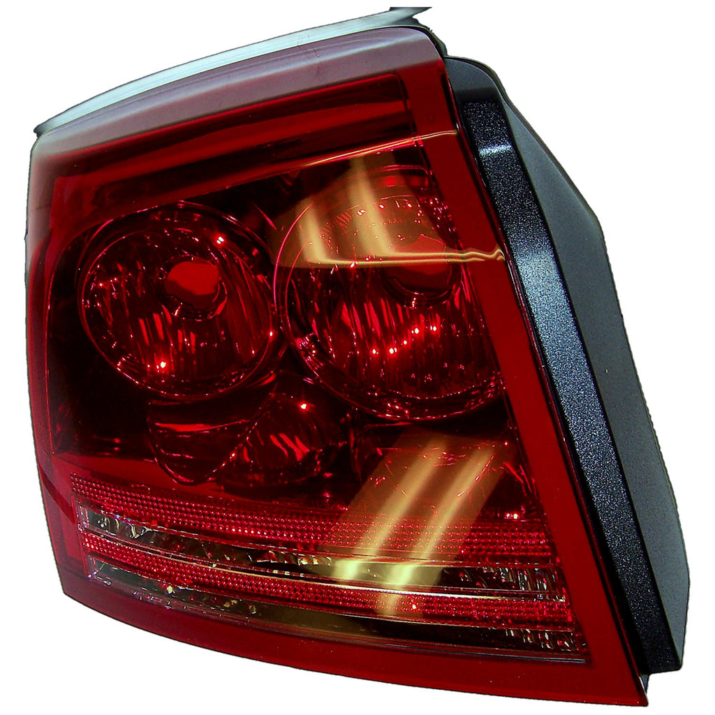 Crown Automotive Jeep Replacement 5174407AA Left Tail Light for 2006-2008 Dodge LX Charger, Does Not Include Bulbs for Select Dodge Charger