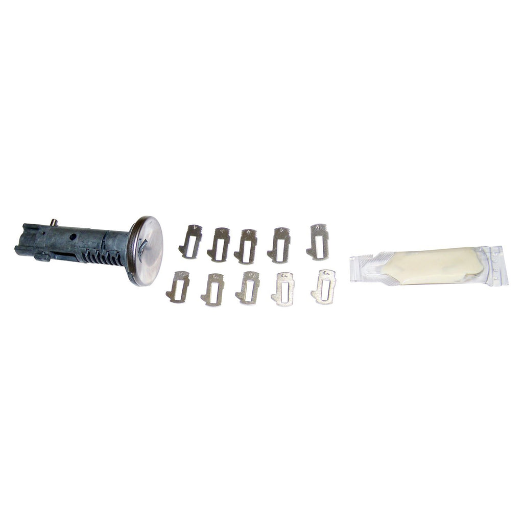 Crown Automotive Jeep Replacement 5179511AA Ignition Cylinder Repair Kit  for 07/18 Jeep JK, 08/12 KK, 08/17 MK Models for Select Chrysler PT Cruiser, Chrysler Sebring, Dodge Avenger, Dodge Caliber, Dodge Nitro, Jeep Compass, Jeep Liberty, Jeep Patriot,
