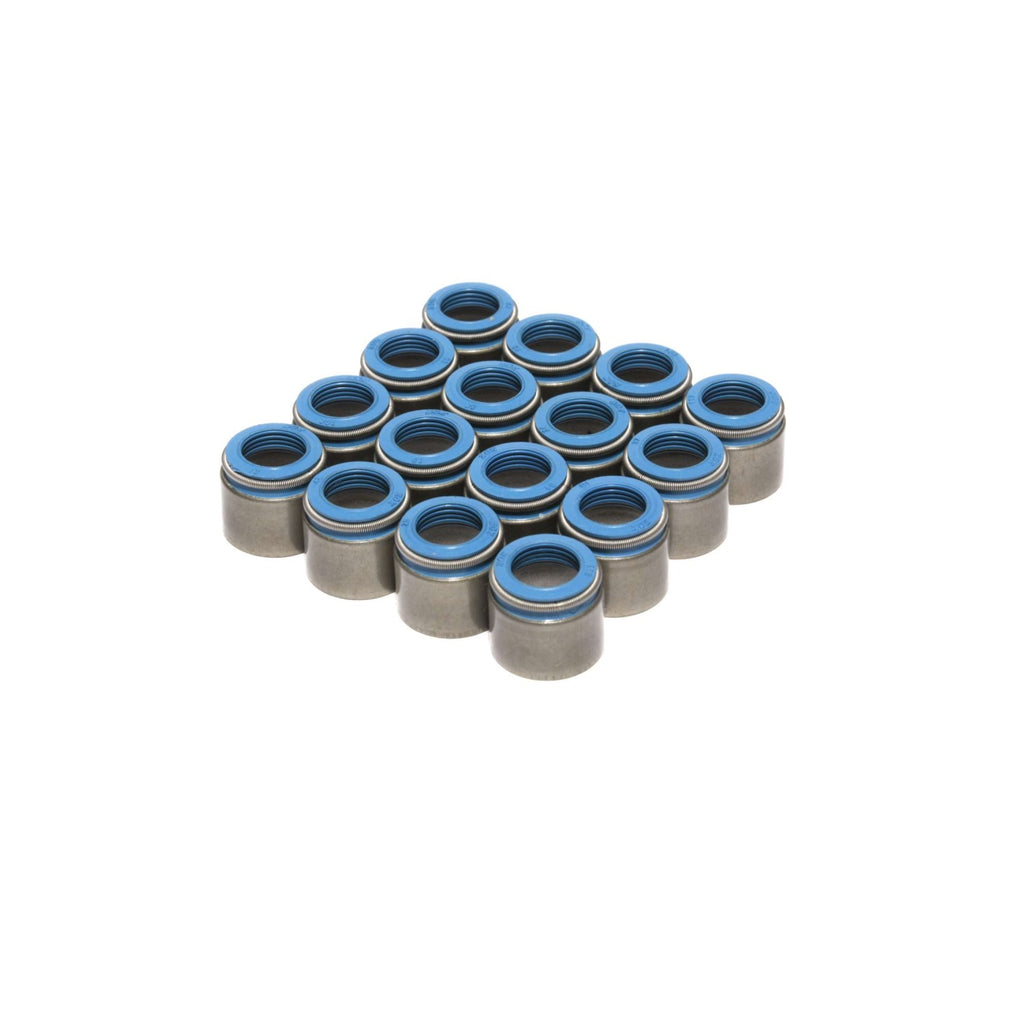COMP Cams 518-16 Set of 16 Metal Body Viton Valve Seals for .530" Guide Size, 11/32" Valve Stem