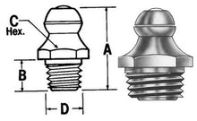 Load image into Gallery viewer, Lincoln Industrial 5181 Metric Grease Fitting 10MM Straight