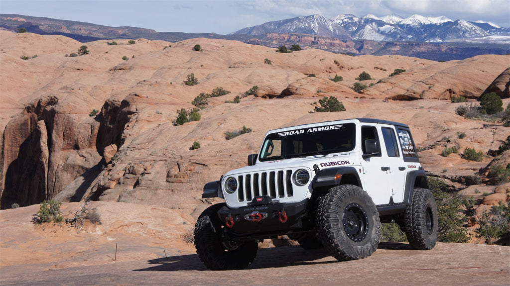 Road Armor 5182F0B Stealth Winch Front Bumper for Select Jeep Gladiator, Jeep Wrangler