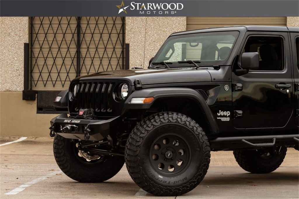 Road Armor 5182F0B Stealth Winch Front Bumper for Select Jeep Gladiator, Jeep Wrangler