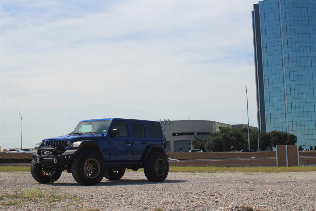 Road Armor 5183F3B Stealth Winch Front Bumper Rubicon for Select Jeep Gladiator, Jeep Wrangler