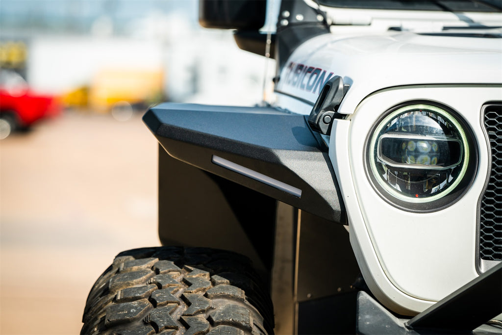 Road Armor 518AFFWB Stealth Fender Flare Body Armor for Select Jeep Gladiator, Jeep Wrangler