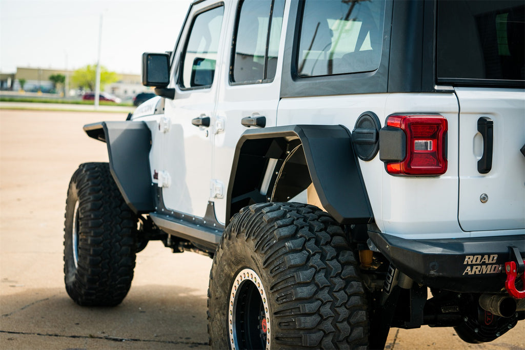 Road Armor 518AFRWB Stealth Fender Flare Body Armor for Select Jeep Wrangler