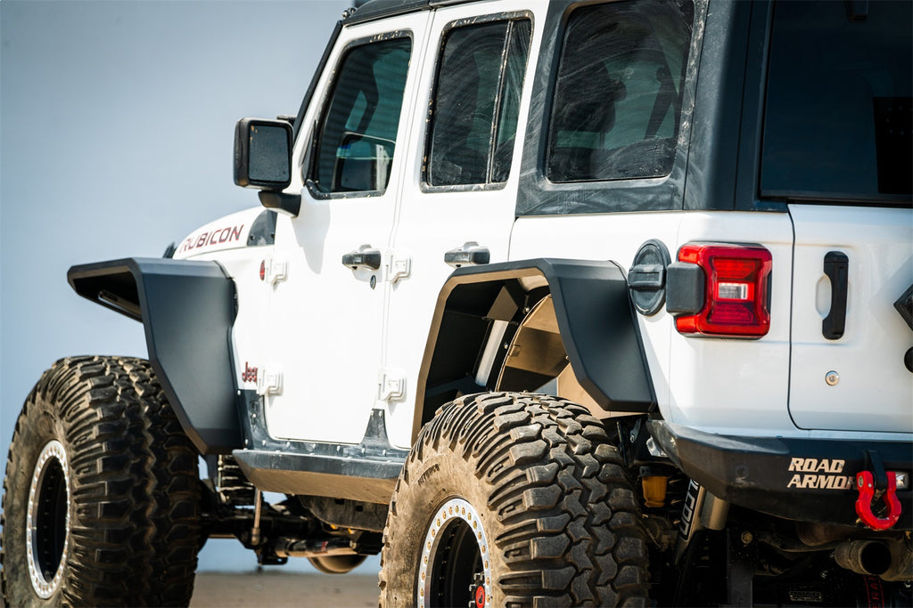 Road Armor 518AFRWB Stealth Fender Flare Body Armor for Select Jeep Wrangler