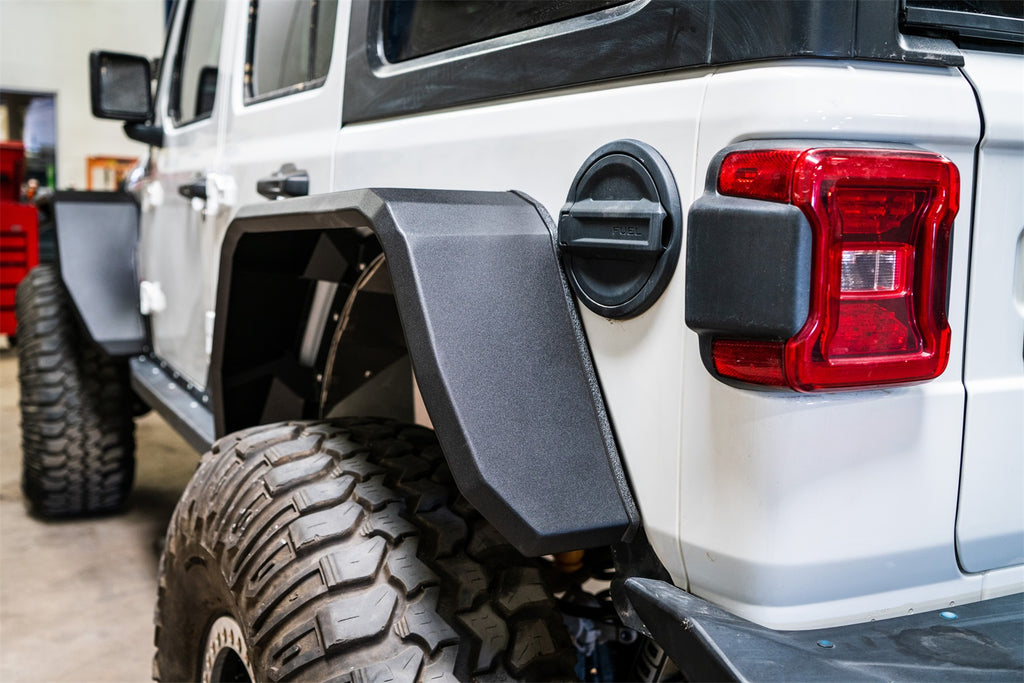 Road Armor 518AFRWB Stealth Fender Flare Body Armor for Select Jeep Wrangler