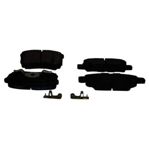 Crown Automotive Jeep Replacement 5191271AB Rear Brake Pad Set for 2007-2017 Jeep MK Compass, Patriot w/ 10.31" Rotors for Select Chrysler 200, Chrysler Sebring, Dodge Avenger, Dodge Caliber, Jeep Compass, Jeep Patriot