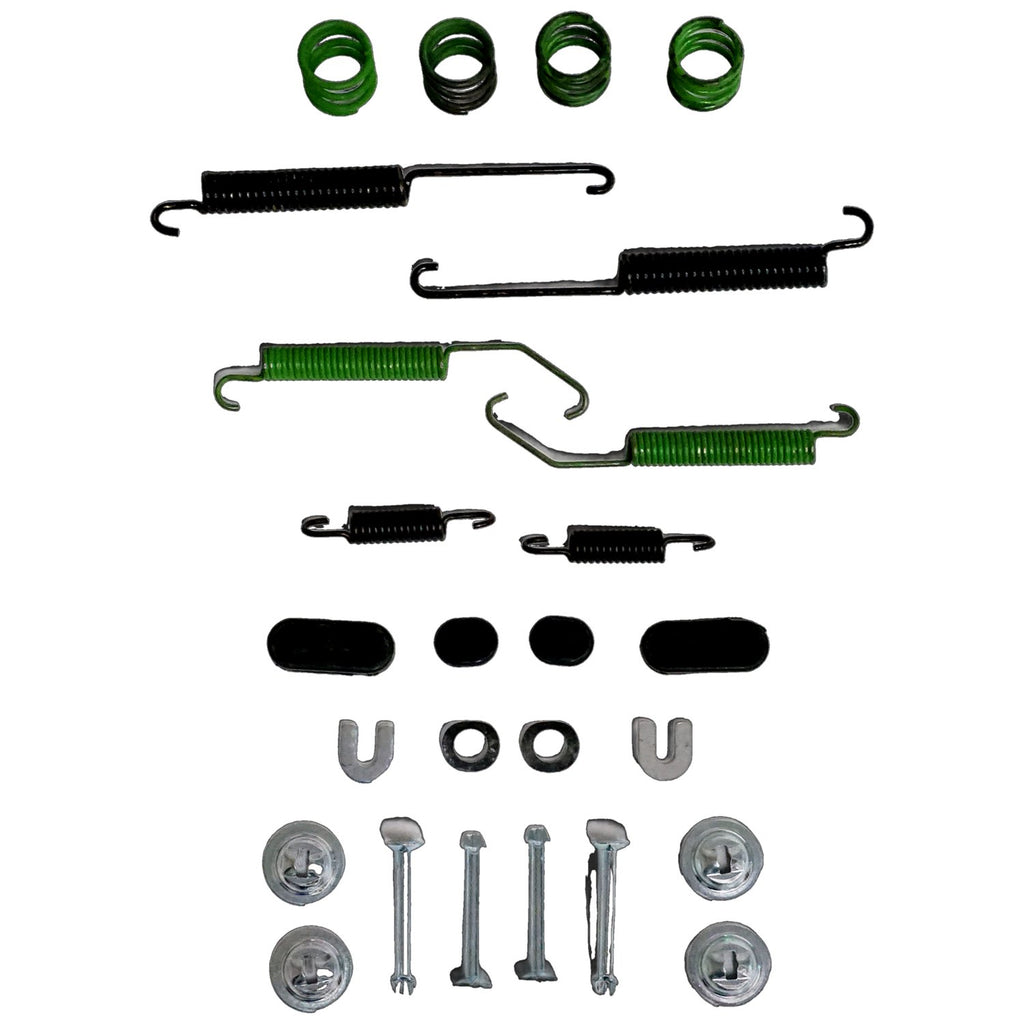 Crown Automotive Jeep Replacement 5191307K Rear Drum Brake Hardware Kit for 07-17 Jeep MK Compass/Patriot w/ Rear Drum Bks. for Select Jeep Compass, Jeep Patriot