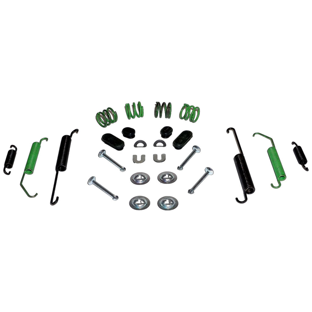 Crown Automotive Jeep Replacement 5191307K Rear Drum Brake Hardware Kit for 07-17 Jeep MK Compass/Patriot w/ Rear Drum Bks. for Select Jeep Compass, Jeep Patriot