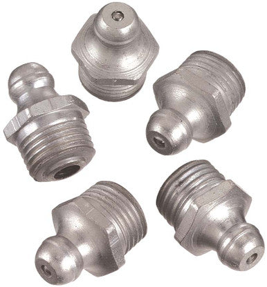Lincoln Industrial 5191 1/8 In.-28 SAE Taper Thread Grease Fitting, (Blister Pack of 10)