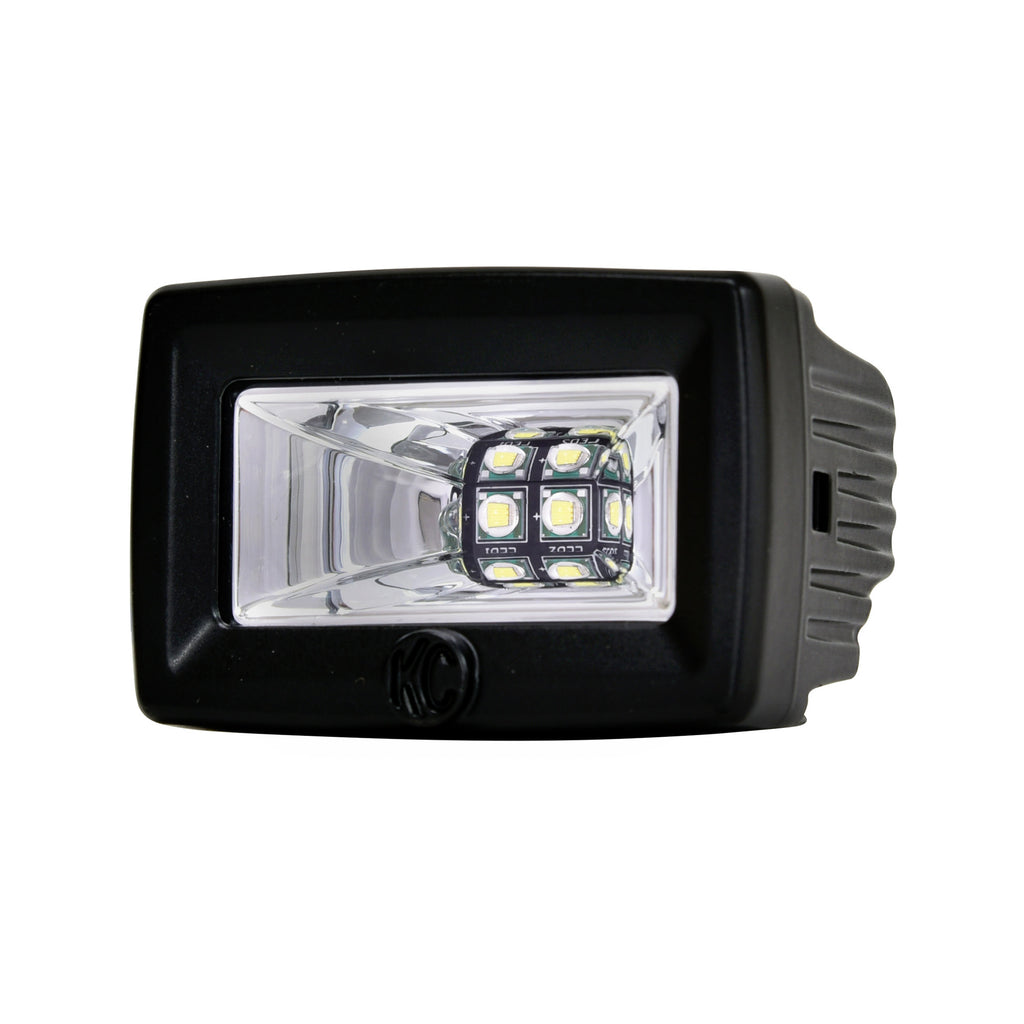 KC HiLiTES 519 KC C-Series C2 2in LED Backup Flood 2-Light System Universal