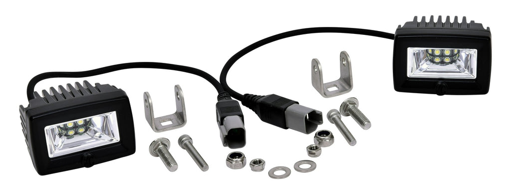 KC HiLiTES 519 KC C-Series C2 2in LED Backup Flood 2-Light System Universal