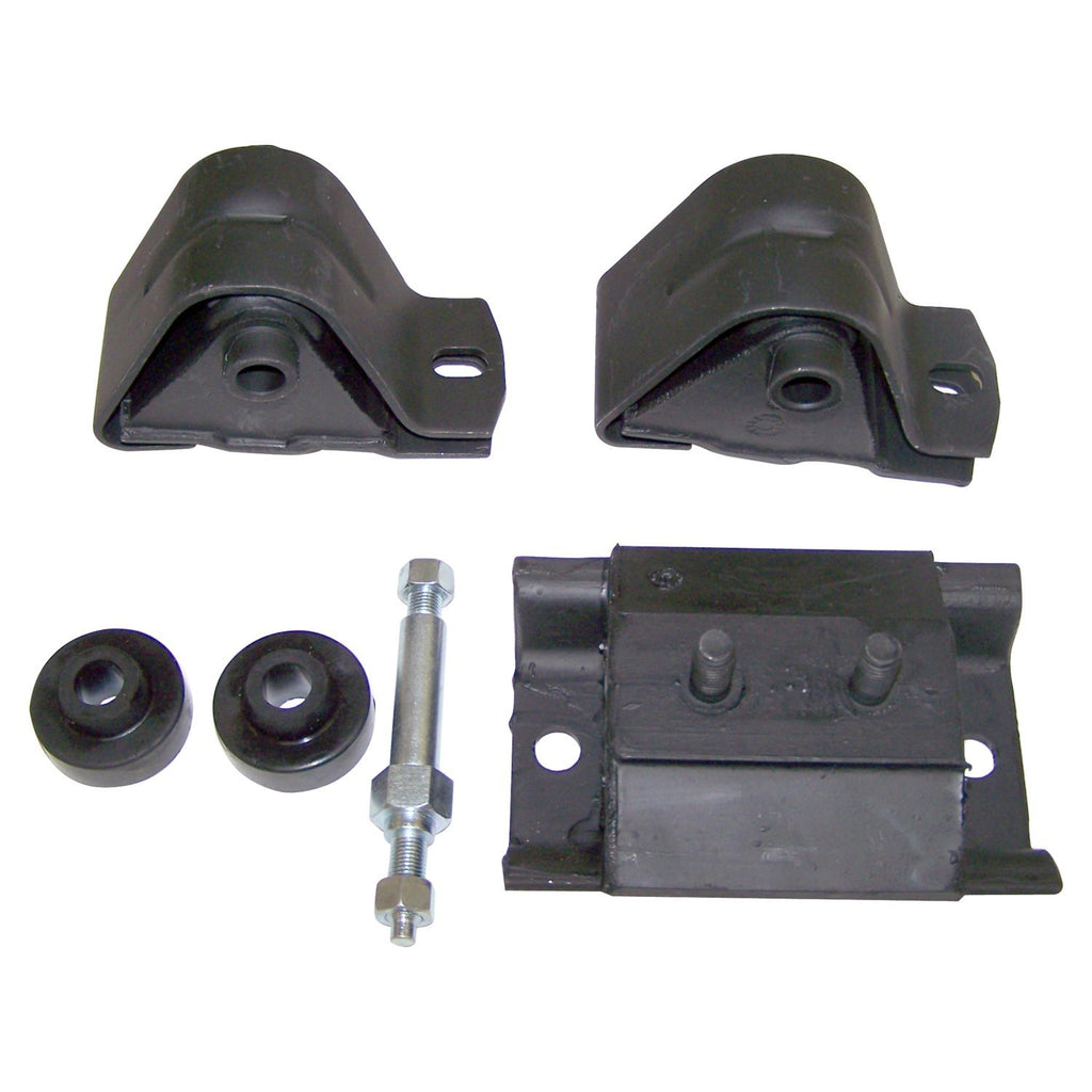 Crown Automotive Jeep Replacement 52000074K Engine Mount Kit for 1987-1990 YJ Wrangler w/ 2.5L Engine for Select Jeep Wrangler