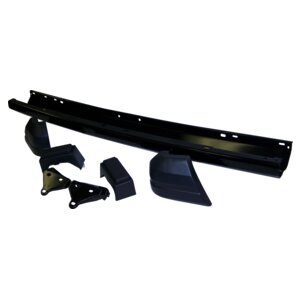 Crown Automotive Jeep Replacement 52000185K Black Front Bumper Kit for 1984-1996 Jeep XJ Cherokee & MJ Comanche for Select Jeep Cherokee, Jeep Comanche