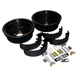 Crown Automotive Jeep Replacement 52001915K Rear Drum Service Brake Kit for Jeep XJ, MJ, YJ w/ 10" x 2.5" Drums for Select Jeep Cherokee, Jeep Comanche, Jeep Wrangler
