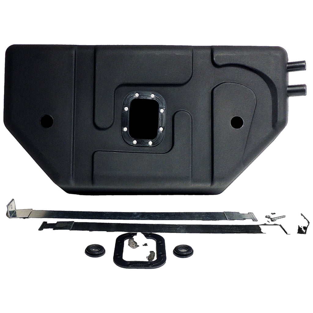 Crown Automotive Jeep Replacement 52002633PLK Plastic Fuel Tank Kit for Select 1987-1995 Jeep YJ Wrangler w/ 20 Gallon Tank