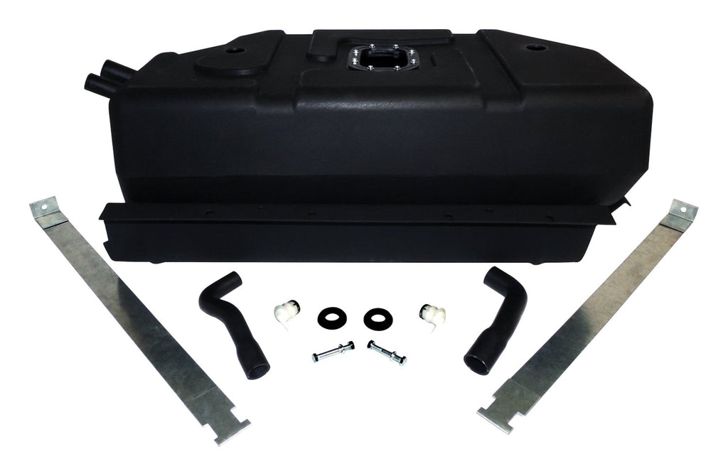 Crown Automotive Jeep Replacement 52002633PLMK Fuel Tank & Skid Plate Master Kit for 1987-1995 Jeep YJ Wrangler for Select Jeep Wrangler