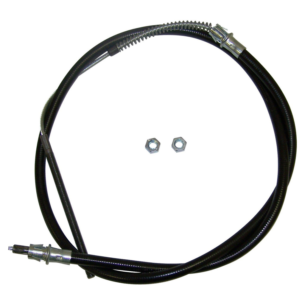 Crown Automotive Jeep Replacement 52003181 Front Parking Brake Cable for 87-90 Jeep YJ Wrangler w/ 93" Wheelbase, 62" Long for Select Jeep Wrangler