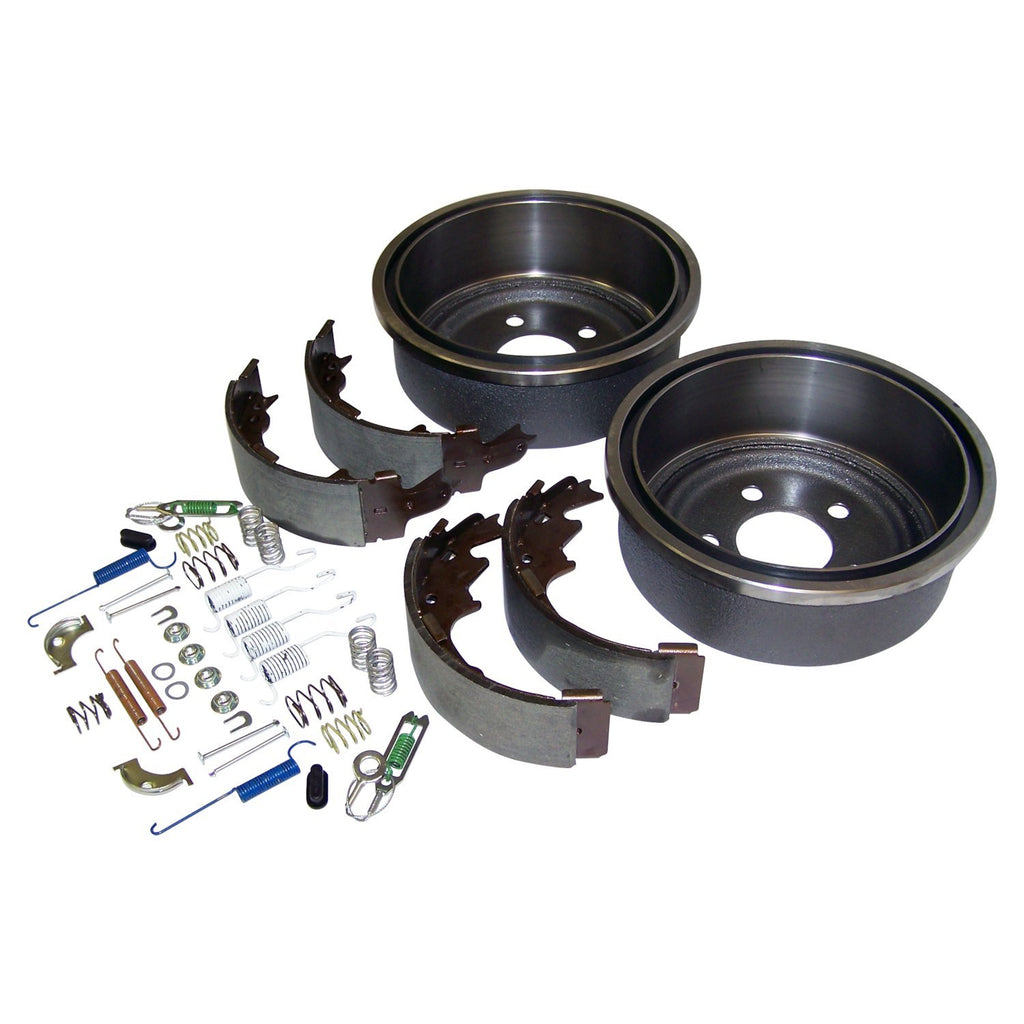 Crown Automotive Jeep Replacement 52005350KL Rear Drum Brake Service Kit for 00-06 TJ Wrangler, XJ Cherokee w/ 9"x2.5" Drums for Select Jeep Cherokee, Jeep TJ, Jeep Wrangler
