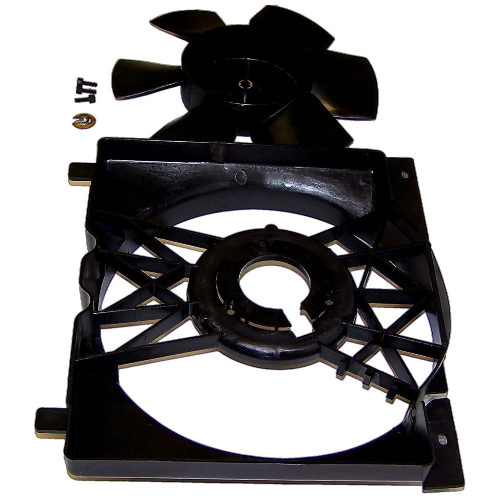Crown Automotive Jeep Replacement 52005748 Cooling Fan Assembly for Jeep 1987-1996 XJ Cherokee, MJ Comanche w/ 4.0L Engine for Select Jeep Cherokee, Jeep Comanche