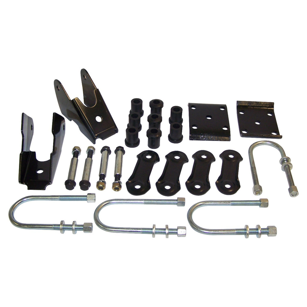 Crown Automotive Jeep Replacement 52006421K Rear Leaf Spring Mounting Kit for 87-95 Jeep YJ Wrangler w/ Dana 35 Rear Axle for Select Jeep Wrangler