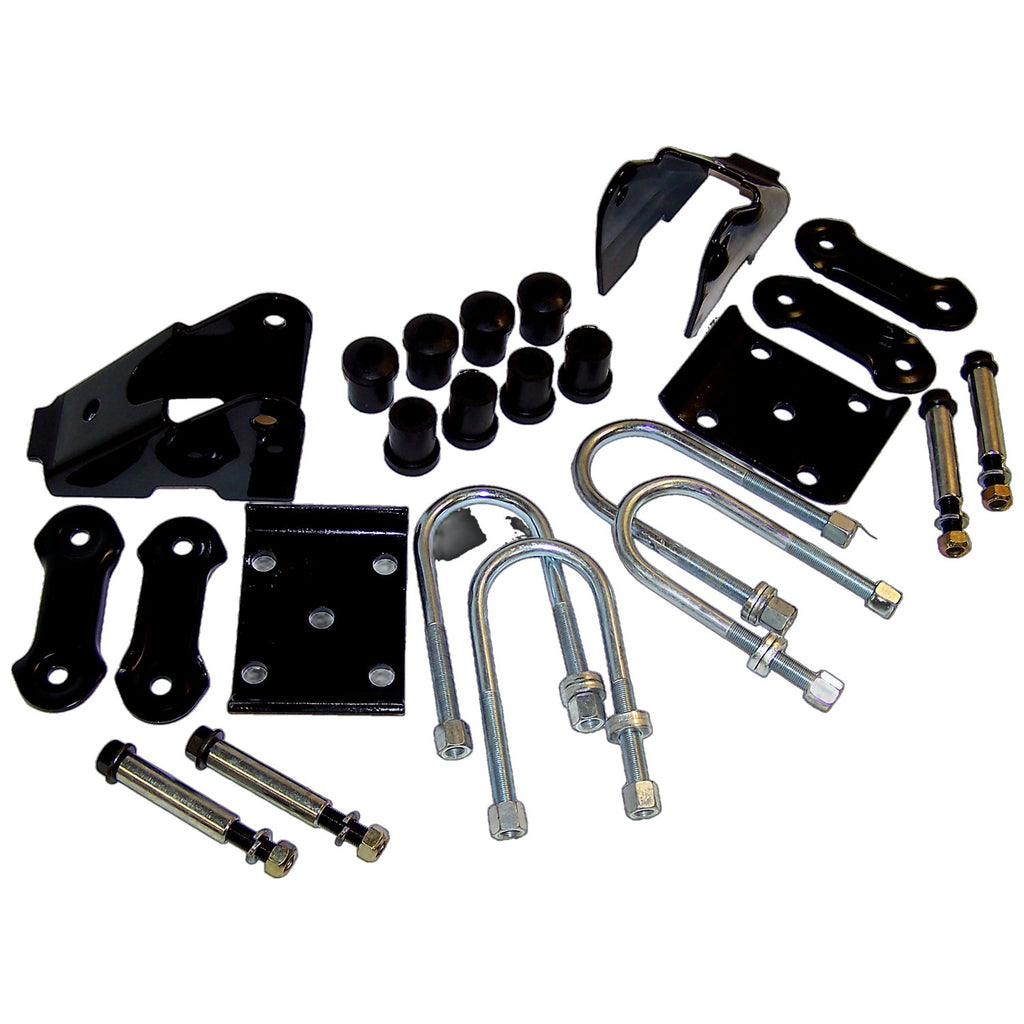 Crown Automotive Jeep Replacement 52006421K Rear Leaf Spring Mounting Kit for 87-95 Jeep YJ Wrangler w/ Dana 35 Rear Axle for Select Jeep Wrangler
