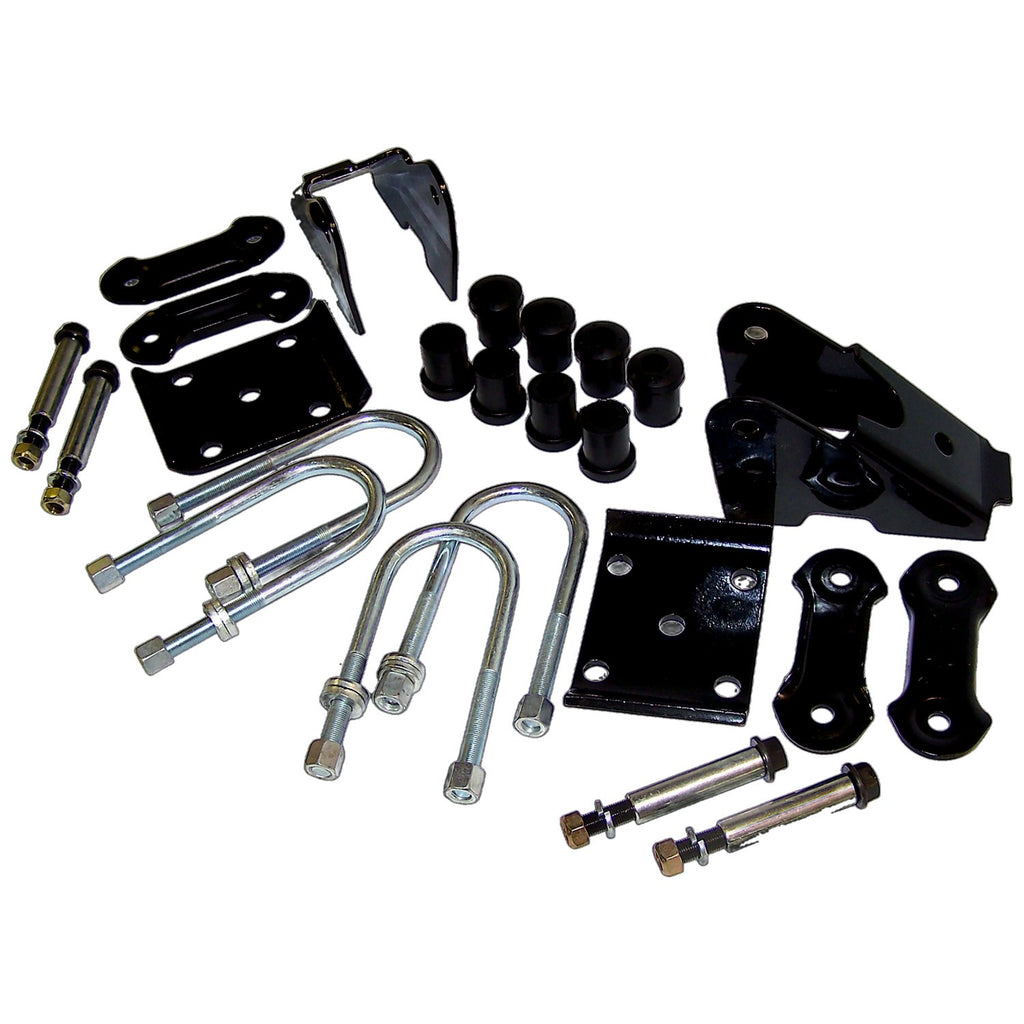 Crown Automotive Jeep Replacement 52006421K Rear Leaf Spring Mounting Kit for 87-95 Jeep YJ Wrangler w/ Dana 35 Rear Axle for Select Jeep Wrangler