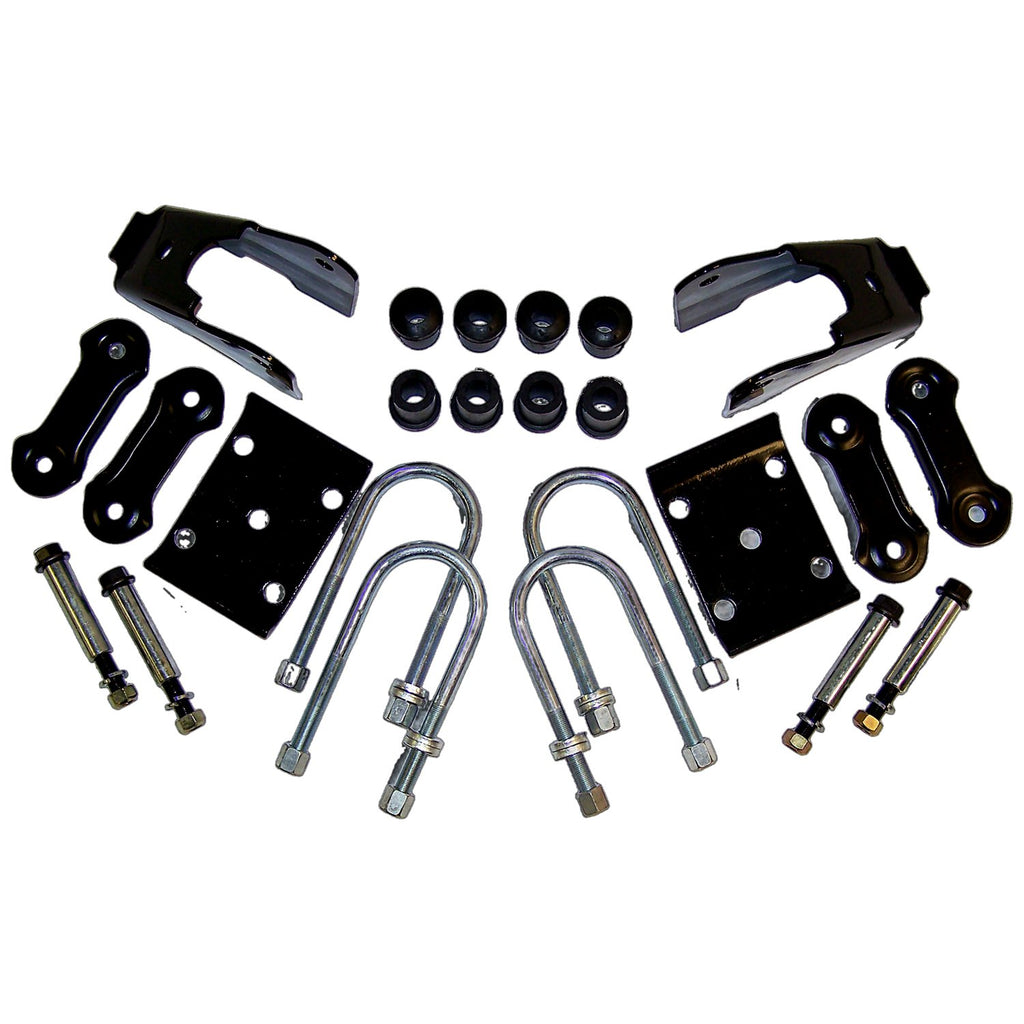 Crown Automotive Jeep Replacement 52006421K Rear Leaf Spring Mounting Kit for 87-95 Jeep YJ Wrangler w/ Dana 35 Rear Axle for Select Jeep Wrangler